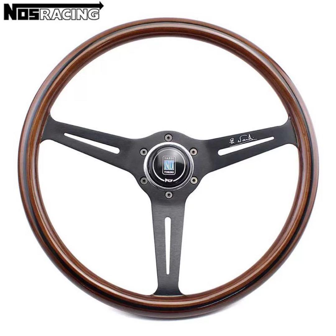 Nardi ナルディ ウッド クラシック ステアリング 車ハンドル 14インチ