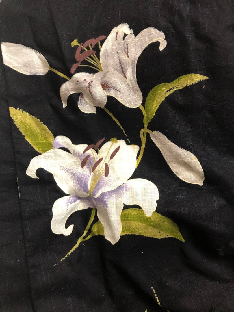 YUKIKO HANAI YH ハナイユキコ　浴衣　日本製　ゆり　L 浴衣のみ