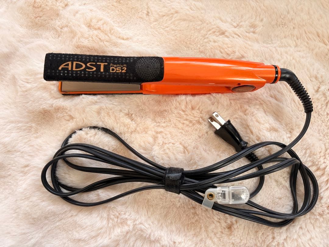【美品】ADST Premium DS2 ストレートヘアアイロン オレンジ