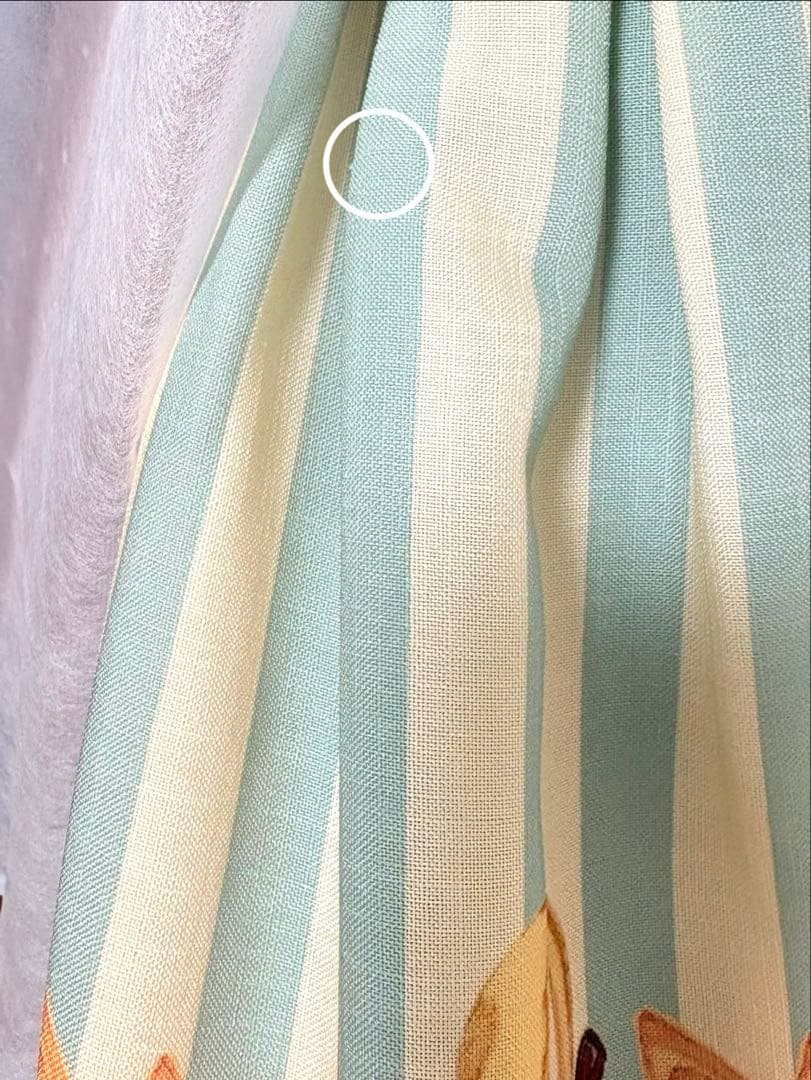 t*中様 【新品】エミリーテンプルキュート スワンシュー柄 ジャンパースカート