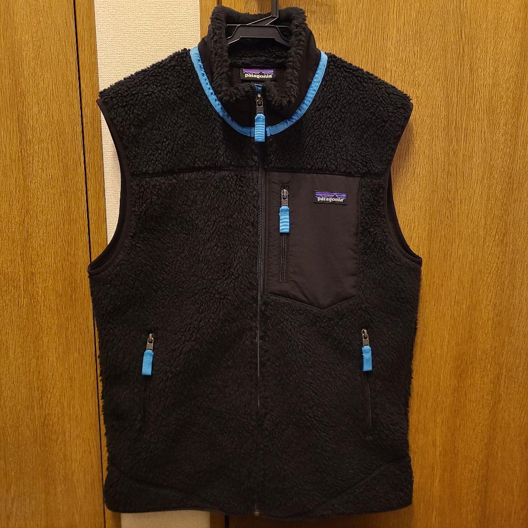 極美品M パタゴニア レトロX ベスト ブラック Pitch Blue