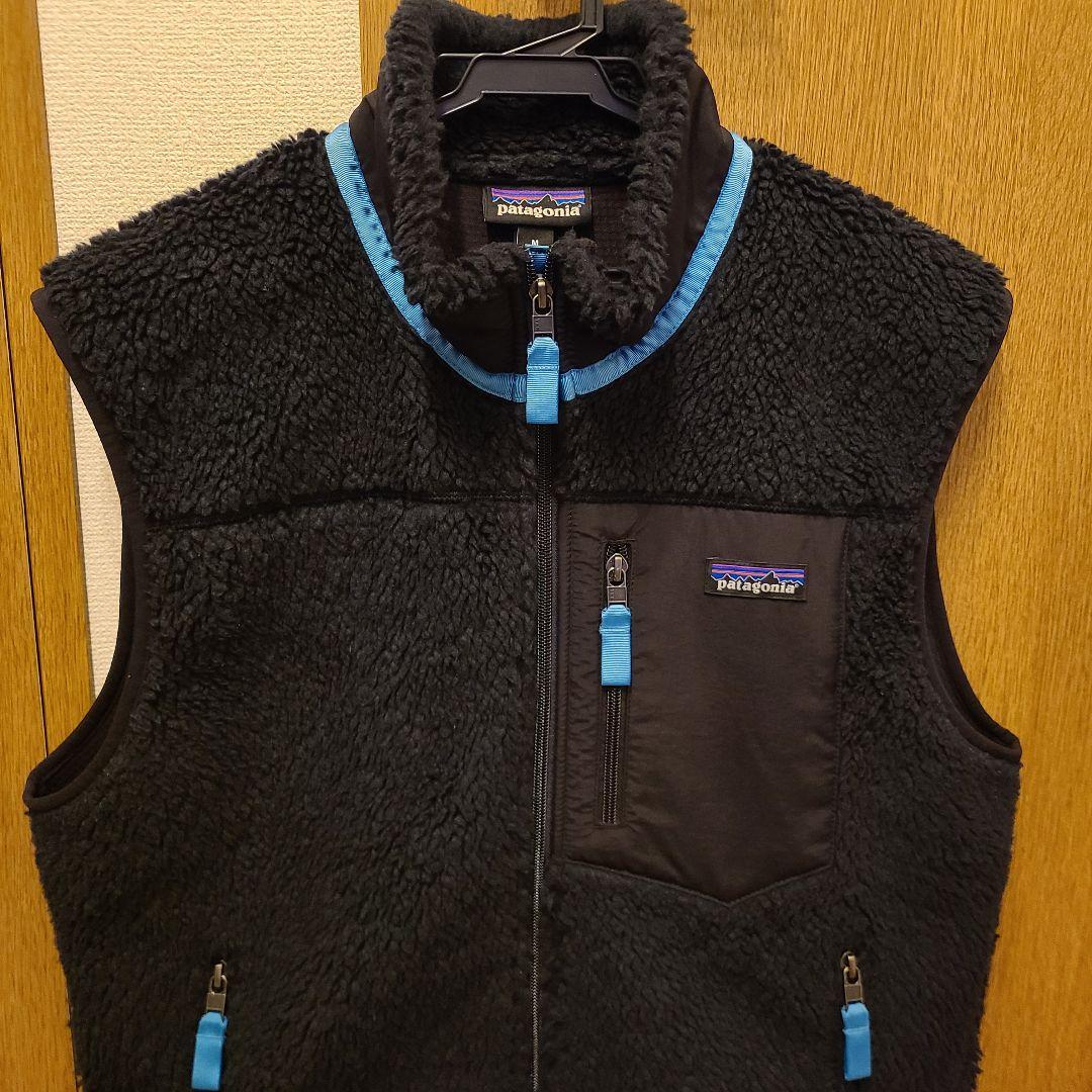 極美品M パタゴニア レトロX ベスト ブラック Pitch Blue