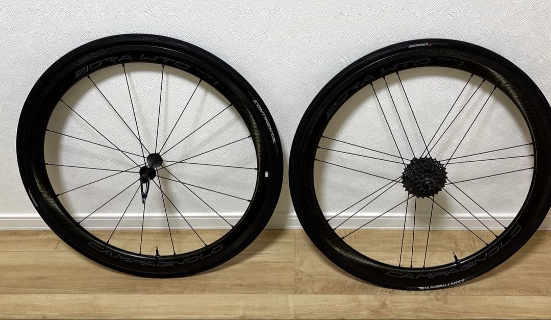 【最終値下げ】Campagnolo bora wto45 ダークラベル