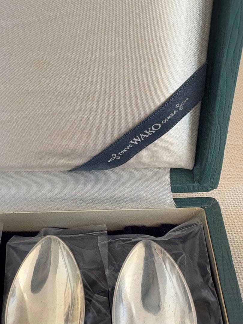 銀製　ティースプーン5本　銀座和光