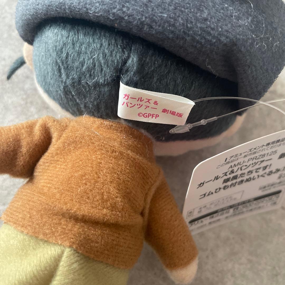ガールズ&パンツァー劇場版　ぬいぐるみ　 西絹代　アニメグッズ非売品隊長たちです