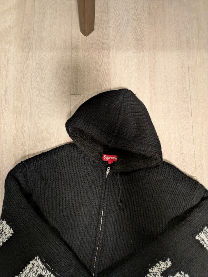 トップス Supreme FauxShearlingLined ZipUp Sweater