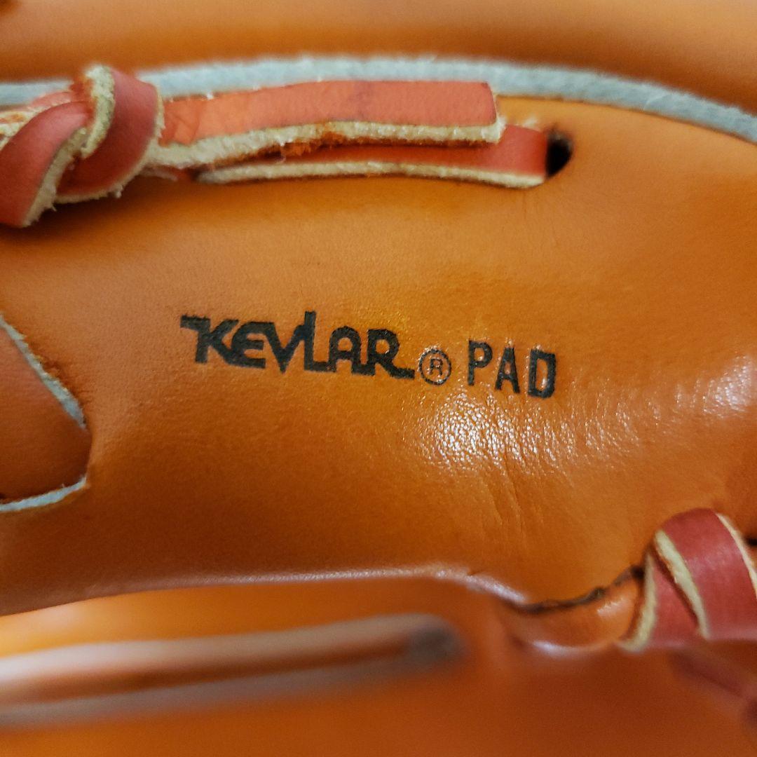 mizunoビックM・D-upZone オレンジ レザーグローブ