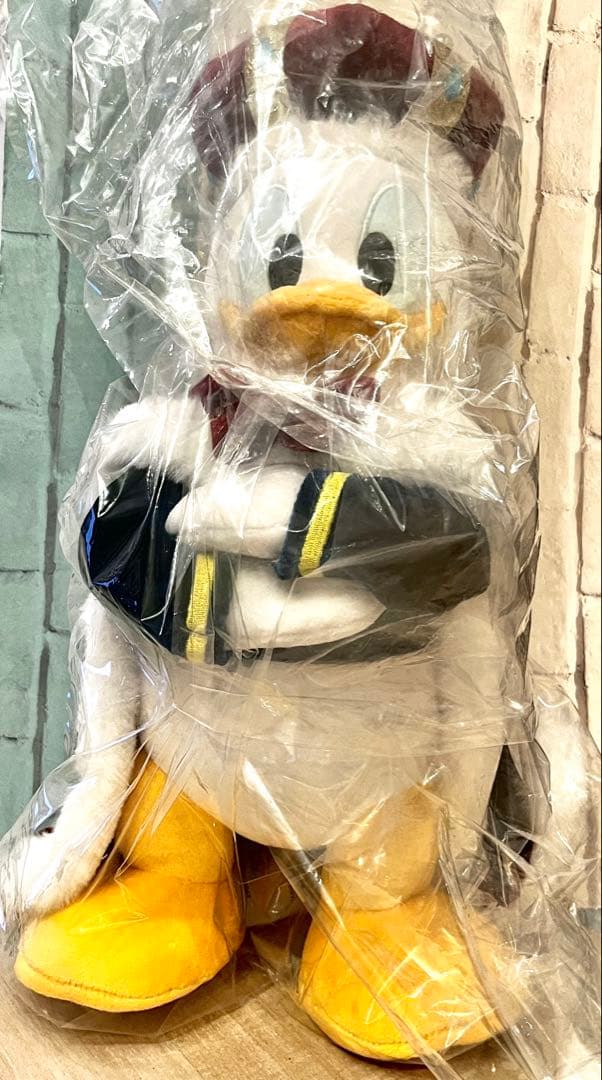 ドナルドダック ぬいぐるみ DONALD THE KING BIRTHDAY