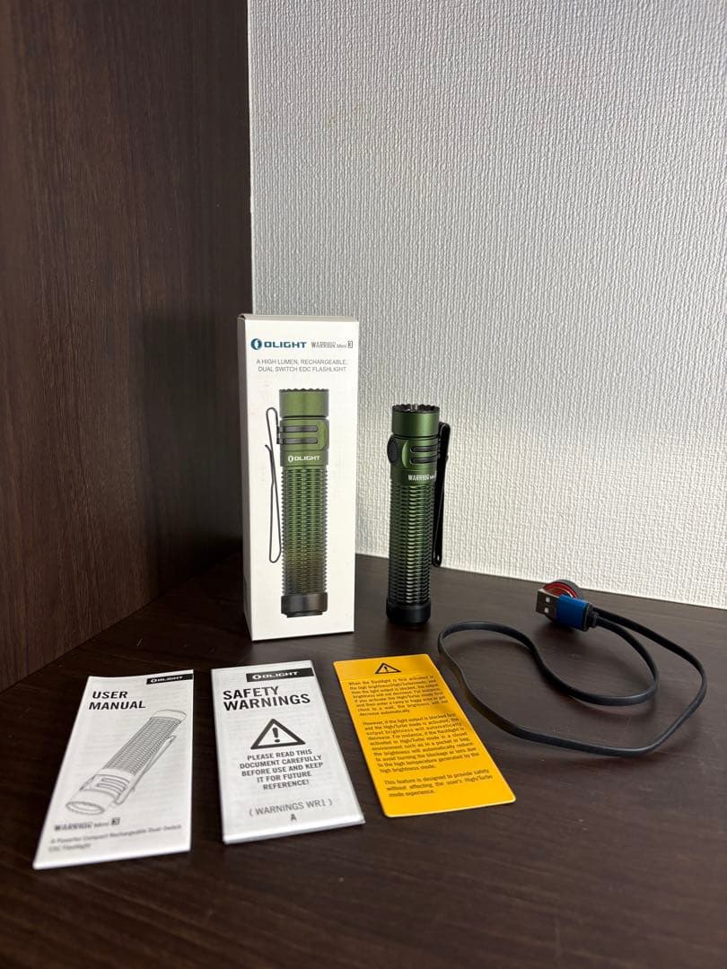 【美品】OLIGHT WARRIOR Mini 3 グリーン