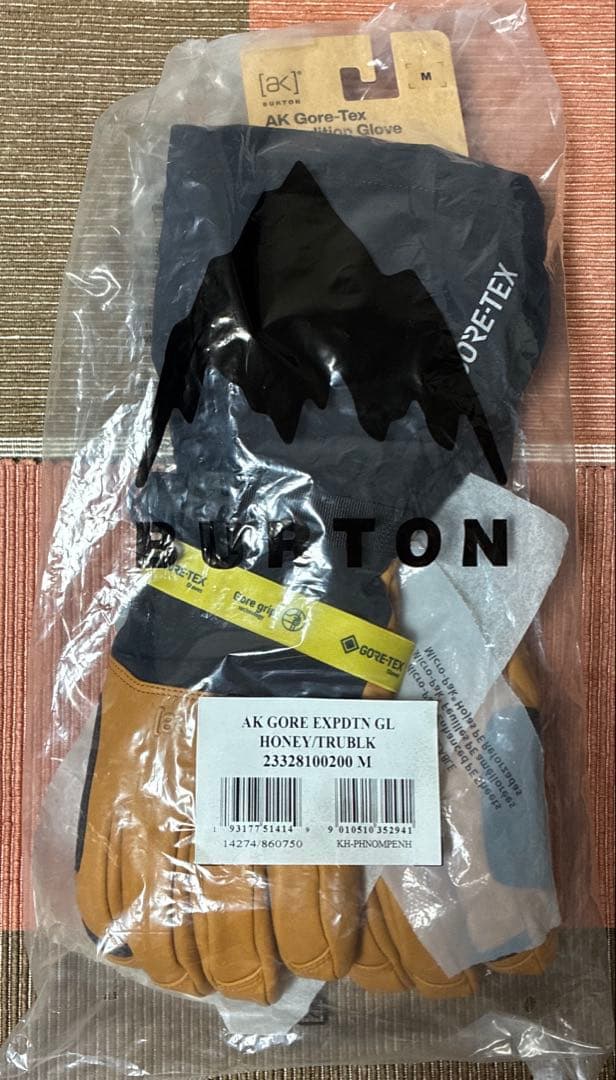 【未開封】Burton akエクスペディション GORE-TEX グローブ M