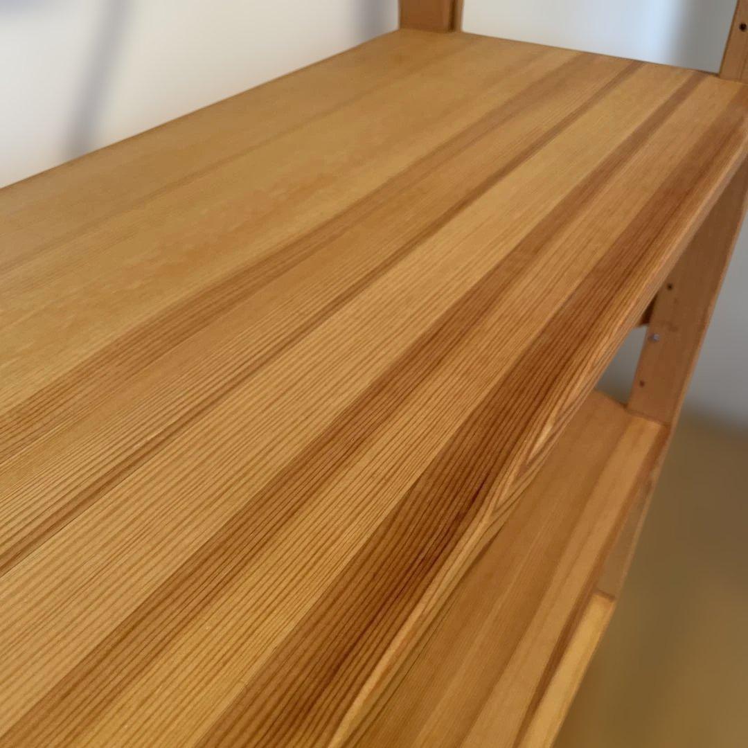 ikikukka 北欧パイン材　本棚　ユニットシェルフ