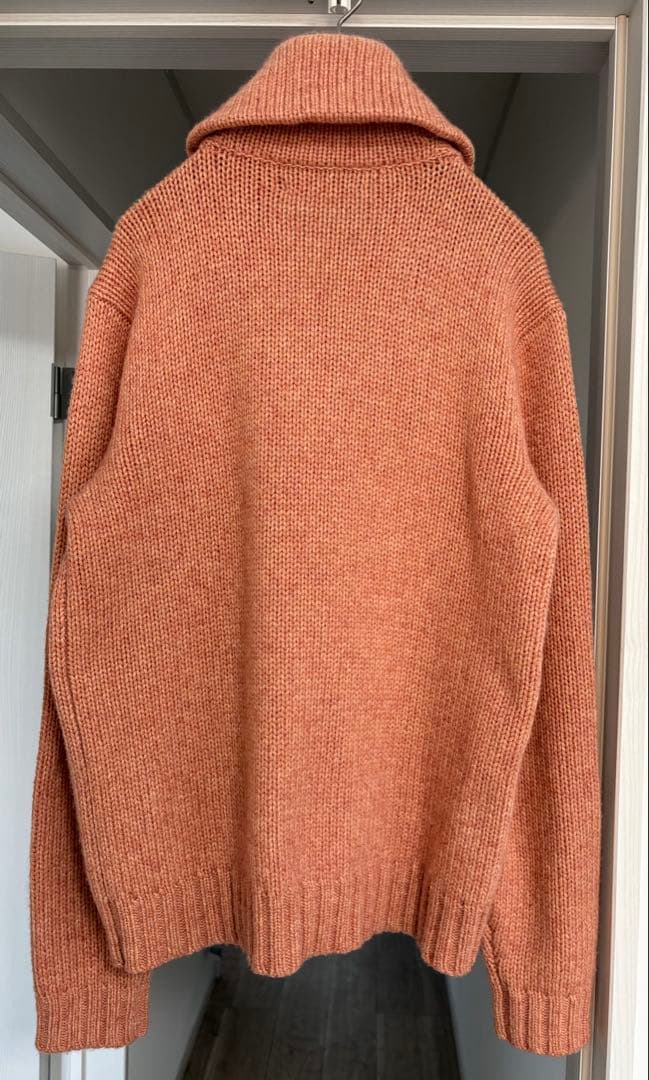 極上のとろける質感！ポロラルフローレン カシミヤ100% ショールカラーニット