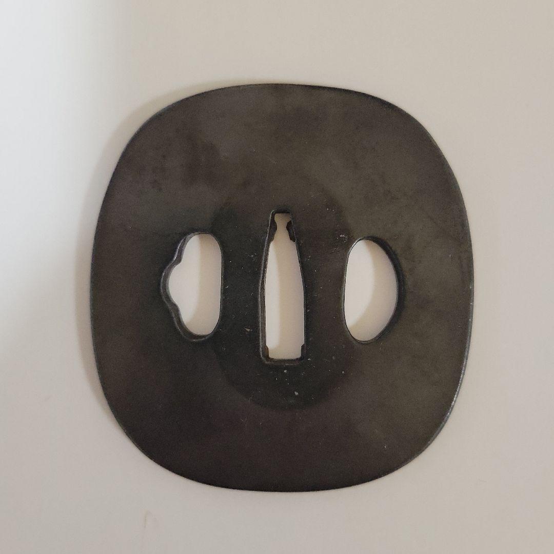 鍔(つば)　鉄無地