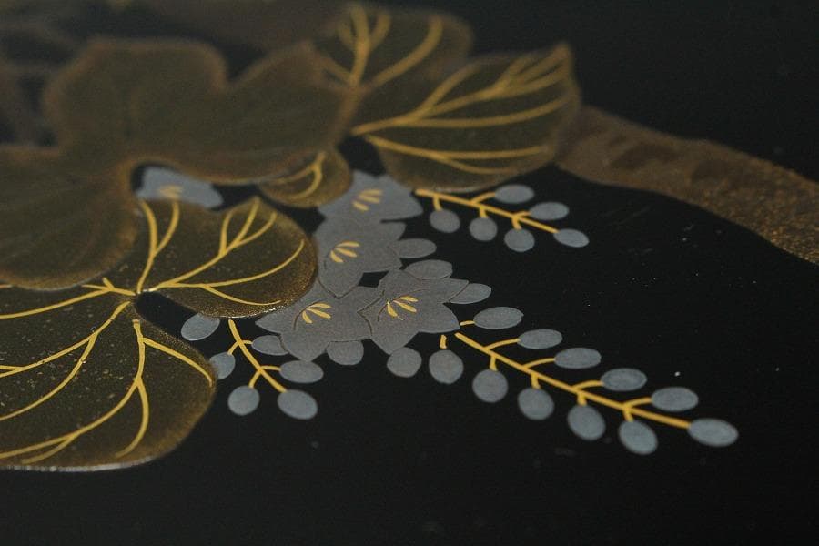 桐蒔絵 硯箱 共箱(K-YC506)