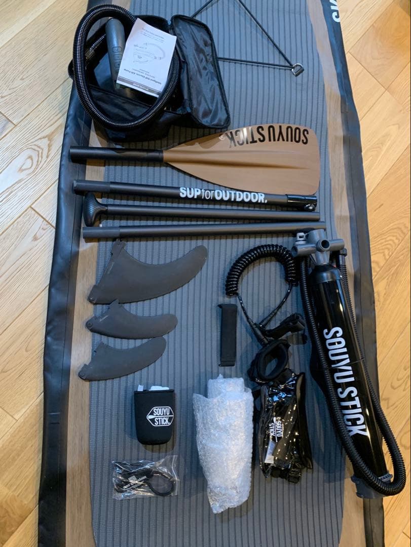 サーフィン・ボディボード SOYUSTICK SKYWALK 10'6\" BLACK PRIME