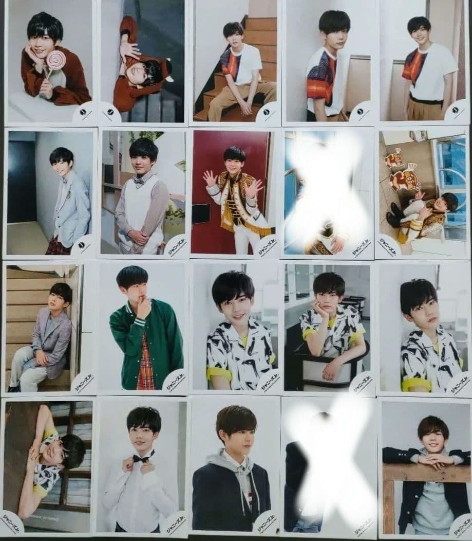 長尾謙杜 なにわ男子 公式写真 ① ソロ 混合 集合 Jロゴ Jr.