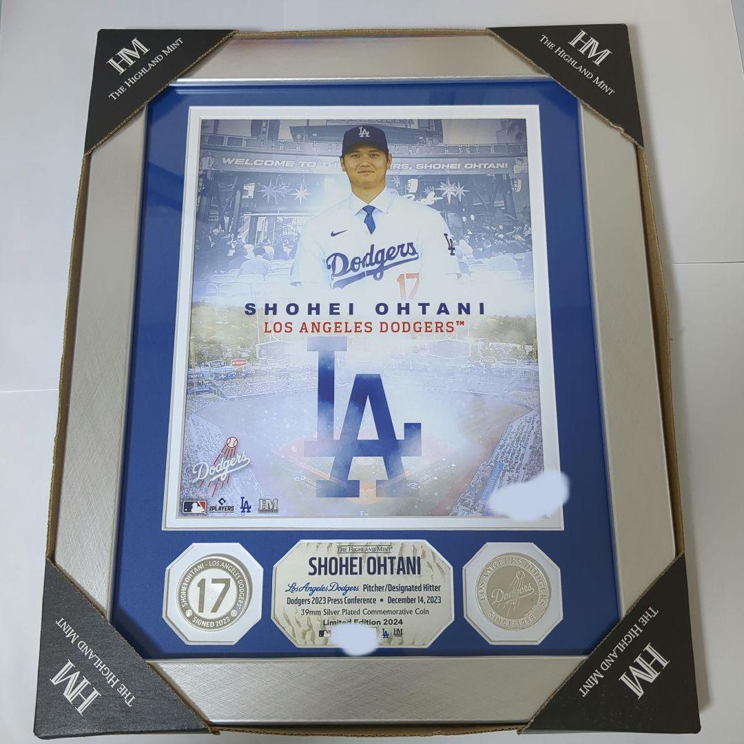 大谷翔平 移籍記念 ダブルフォトミント ドジャース