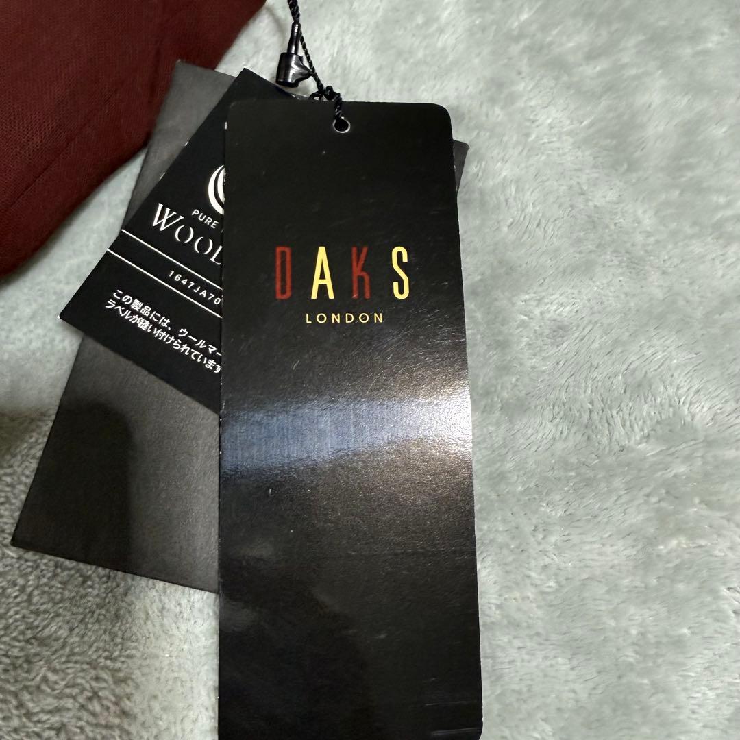 【新品タグ付】DAKS ウールワンピース ボルドー 40