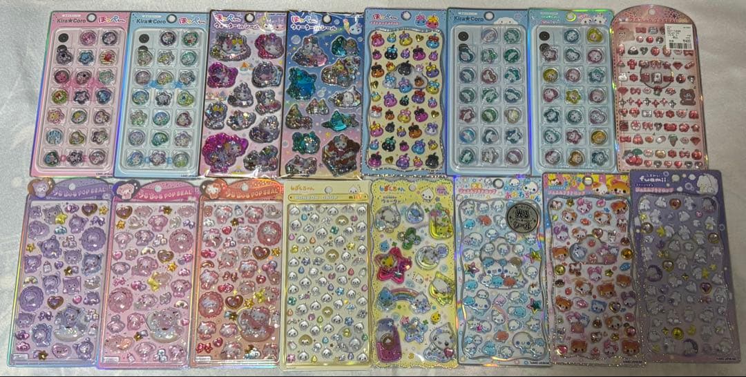 ボンボンドロップシール しずくちゃん みるみるちゃん うるちゅる サンリオ等
