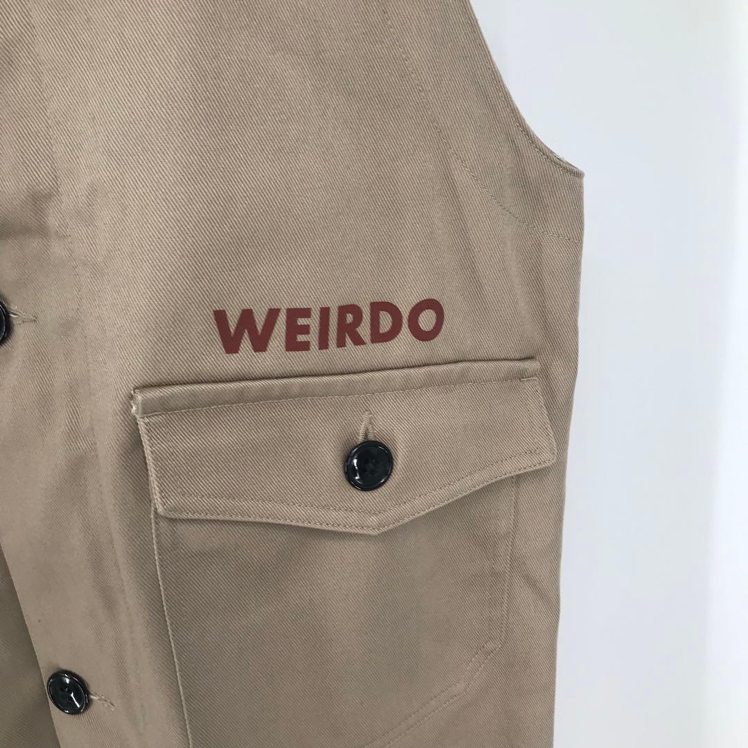 ウィアード×LIFT UP オーバーオール　36 オールインワン　ベージュ