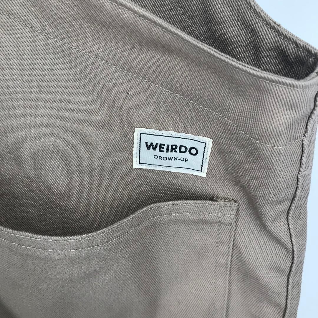 ウィアード×LIFT UP オーバーオール　36 オールインワン　ベージュ