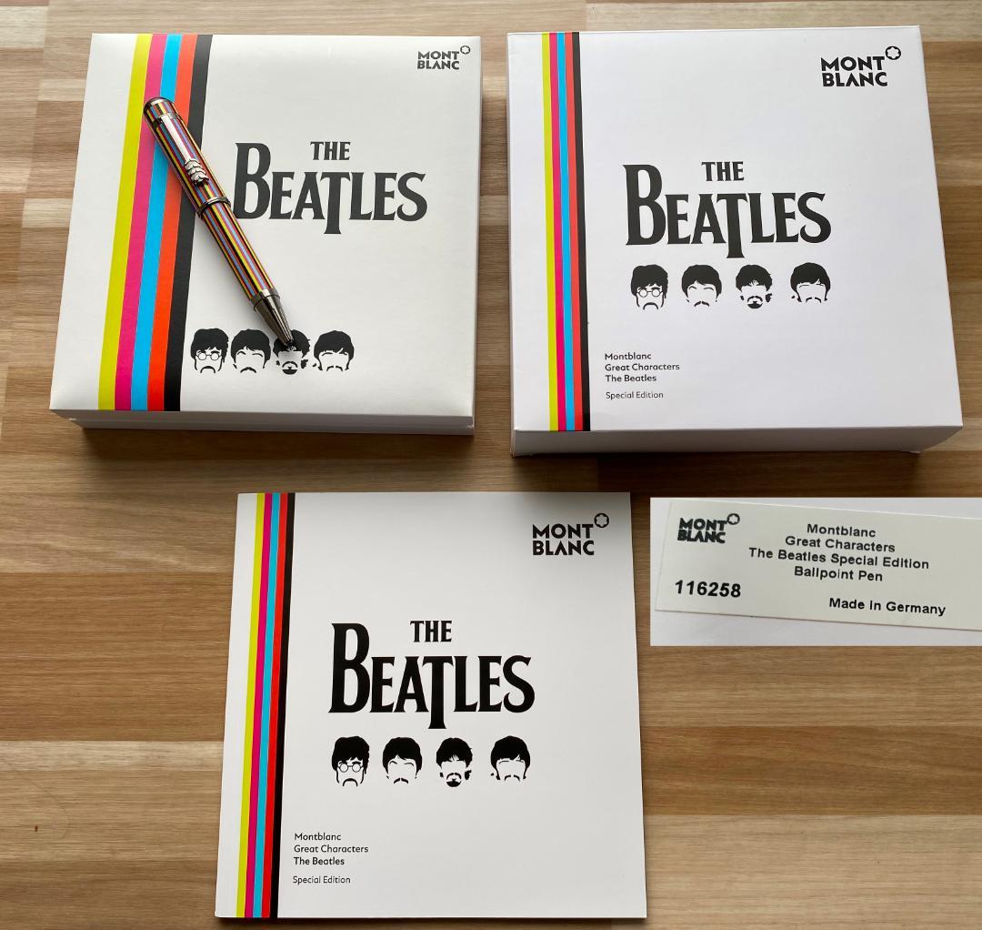 ほぼ新品　モンブラン ビートルズ　スペシャルエディション ボールペン 付属品付