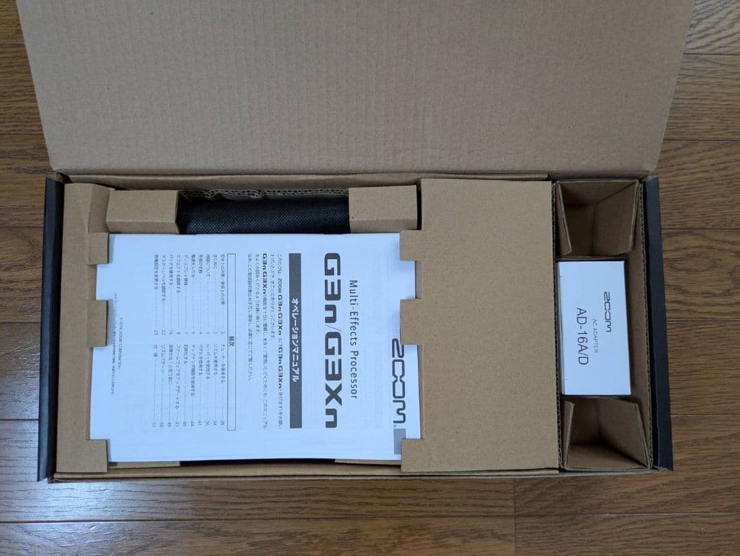 説明書あり　ZOOM G3Xn マルチエフェクター　音出し確認　メモリー初期化済