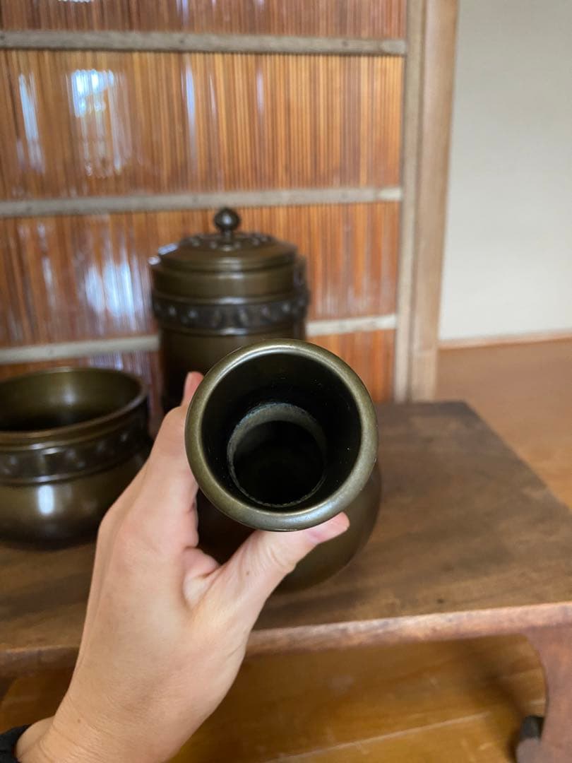 茶道具　皆具　銅製