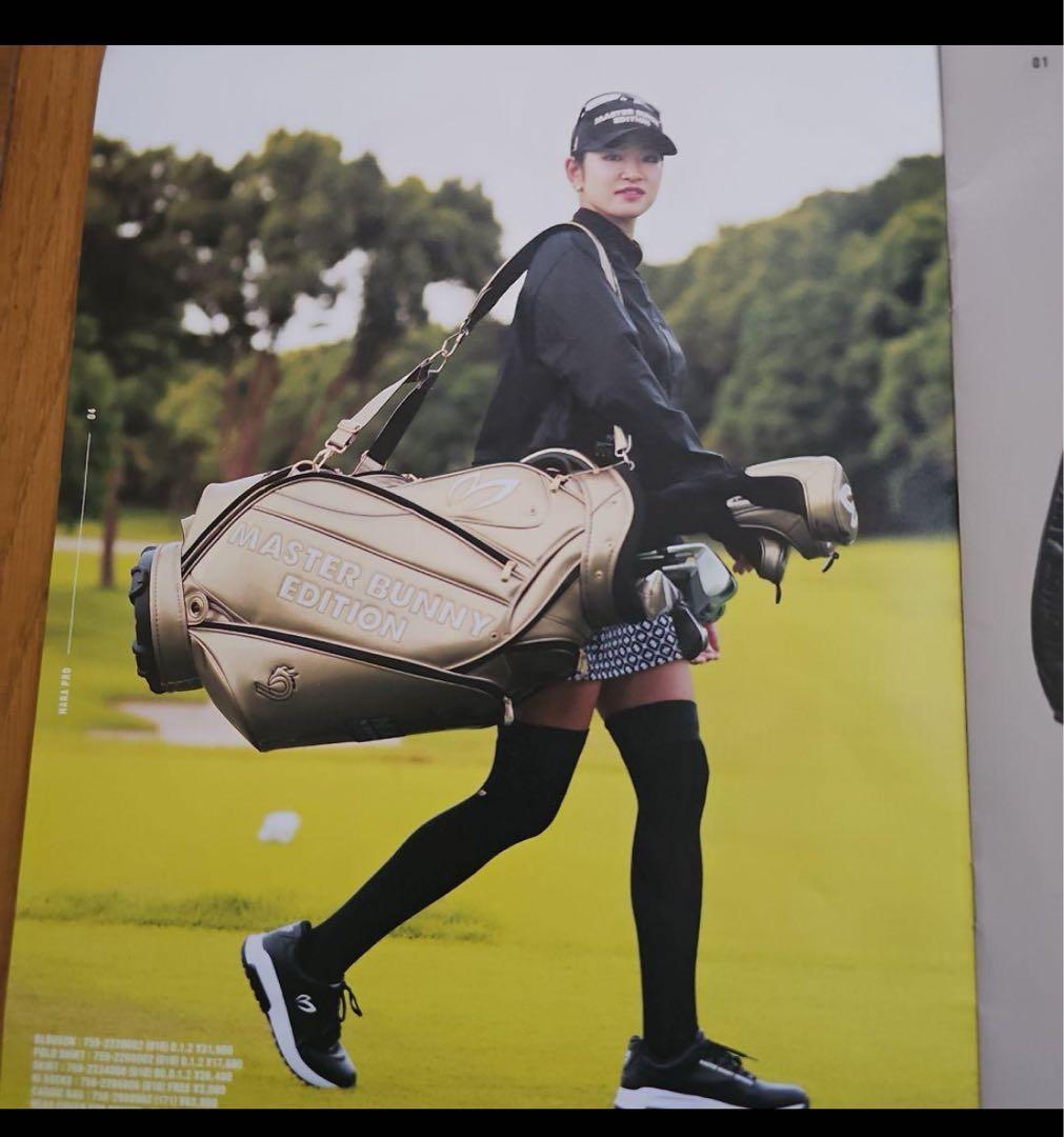 美品★貴重お洒落な原英莉花プロ レプリカ キャディバック