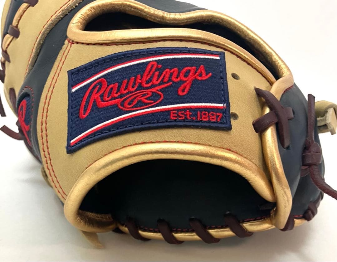 ほぼ未使用 左利き Rawlings 軟式用 ハイパーテック ファーストミット