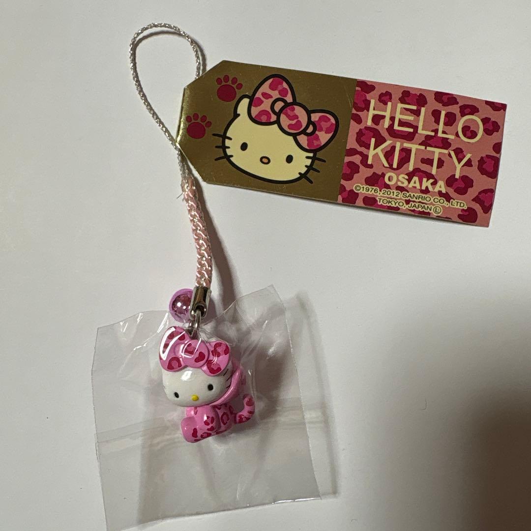 ご当地キティ ヒョウ柄ストラップ 大阪限定