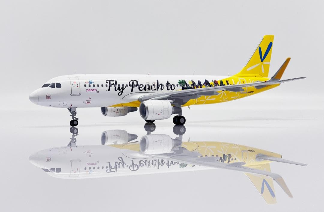 航空機・ヘリコプター Peach A320 JA08VA 1/200