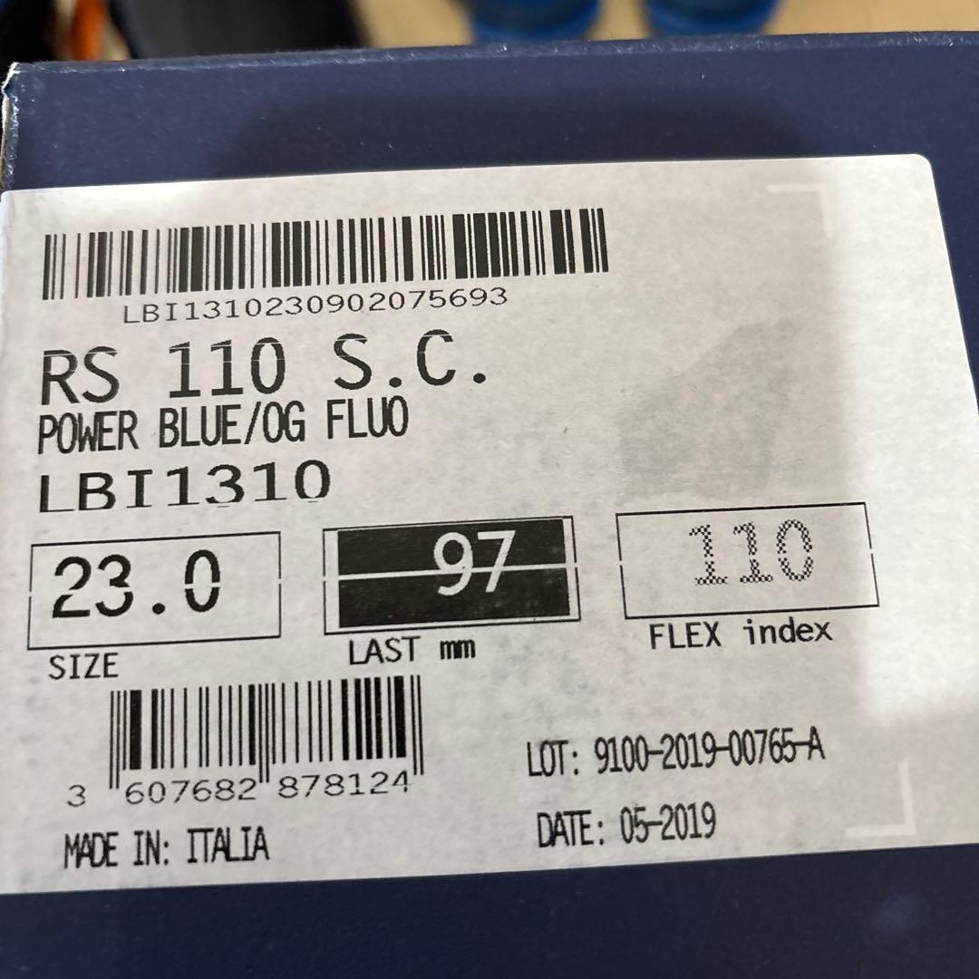 LANGE RS110 SCスキーブーツ23〜23.5㌢