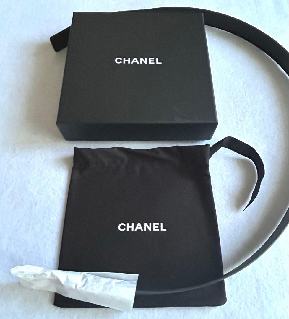 【超美品】CHANEL ブラックレザー ベルト
