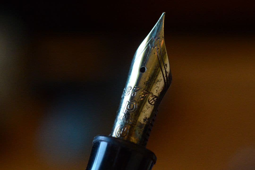 プラチナ万年筆#3776ギャザード 細字