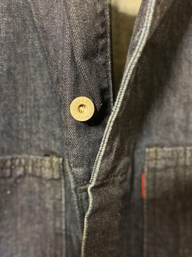 EVISU インディゴデニム オーバーオール・つなぎ