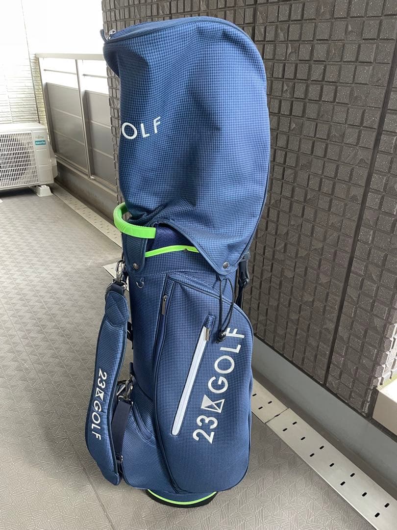 23GOLF スタンド式キャディバッグ ネームプレート（未使用）つき