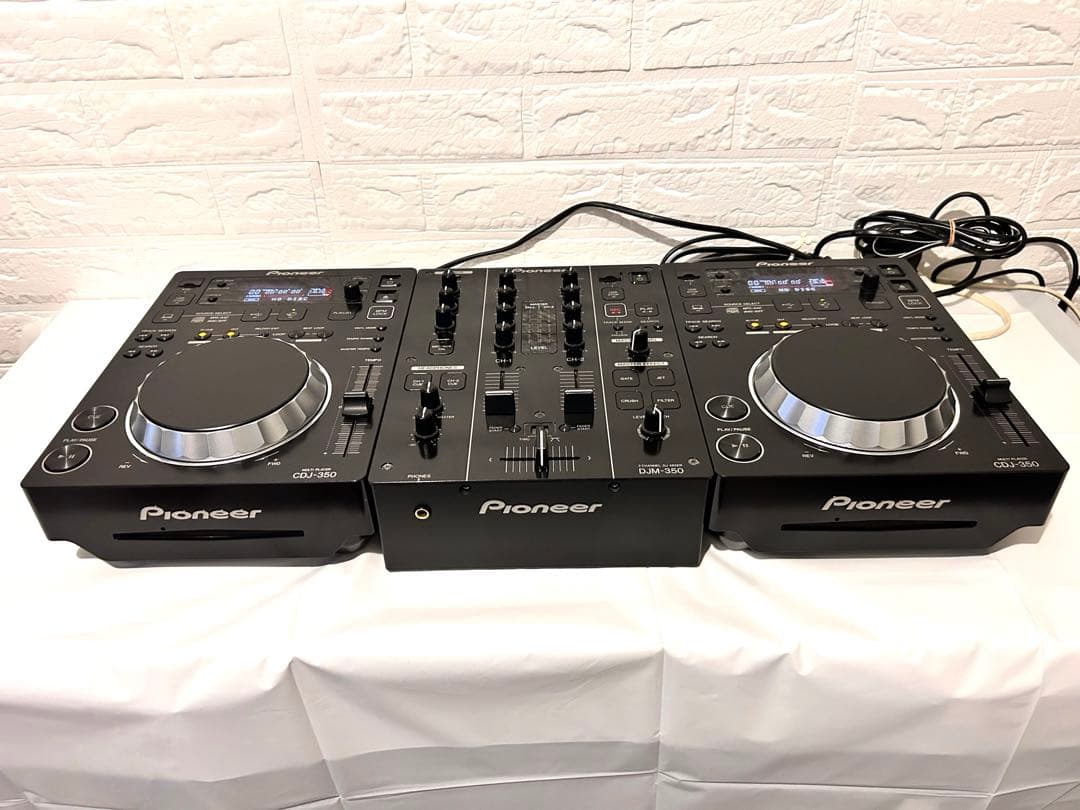 【美品】　Pioneer CDJ-350×2台・DJM-350×1台　セット