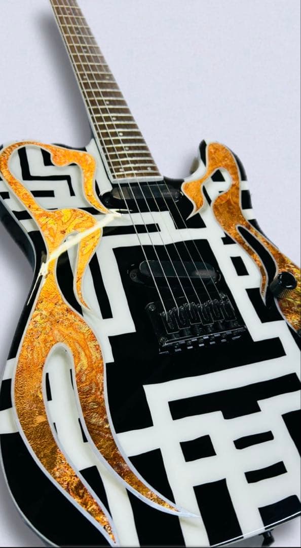 TEJ 布袋モデル風　G柄ファイヤーペイント ※珍しい24F仕様⭐︎samick⭐︎