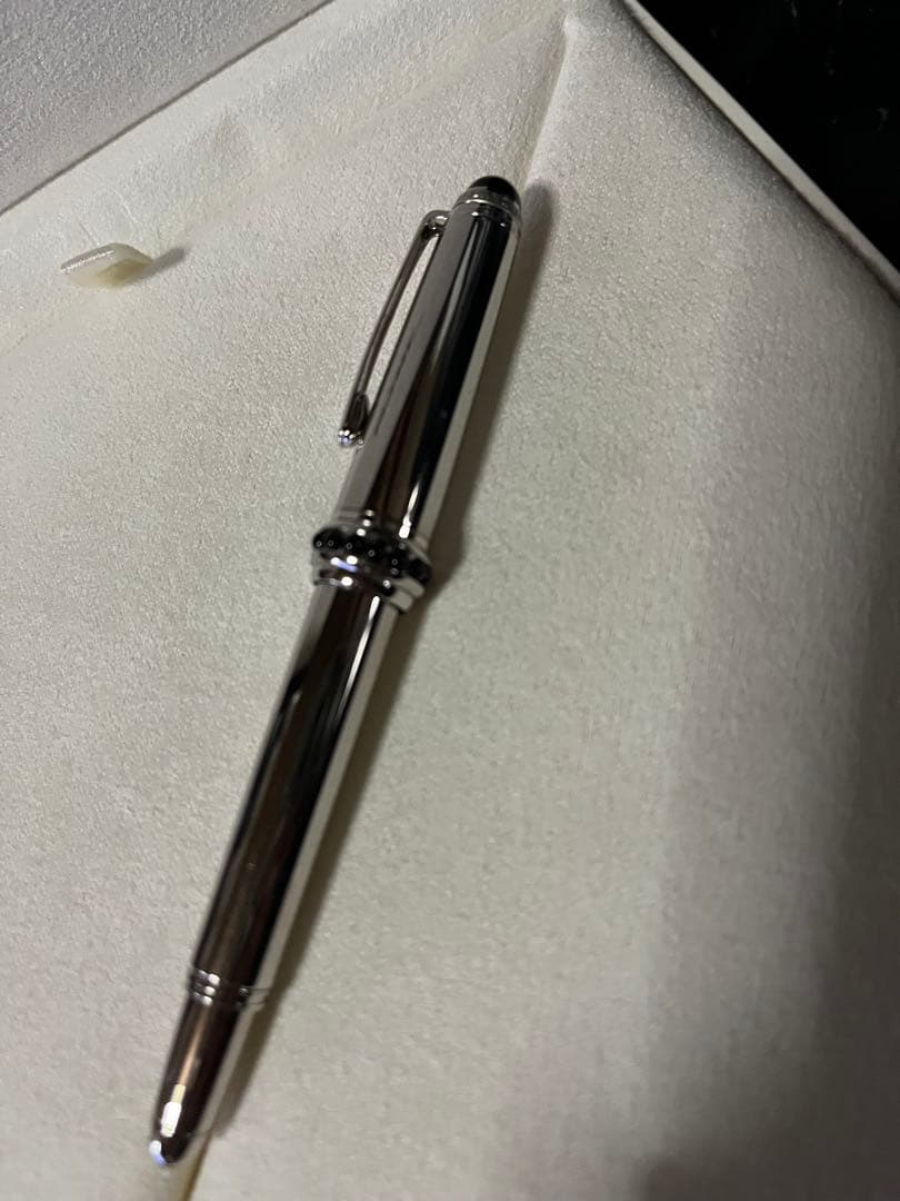 モンブラン 万年筆 114 アルチザン ホワイトパール オニキス