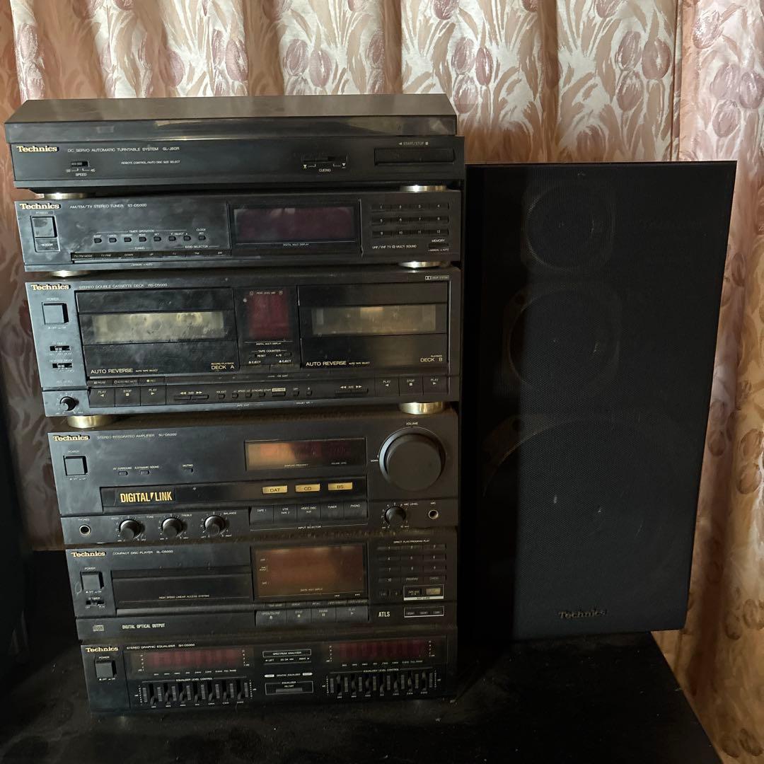 雨*）様 【最終告知】Technics ミニコンポ フルセット スピーカー付 現