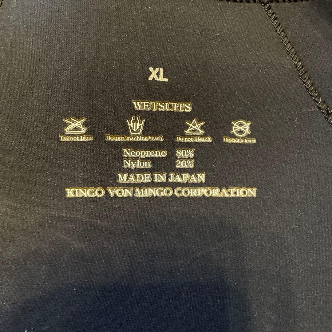KAION ハワイ　ウェットスーツタッパーXL 新品未使用　3㎜
