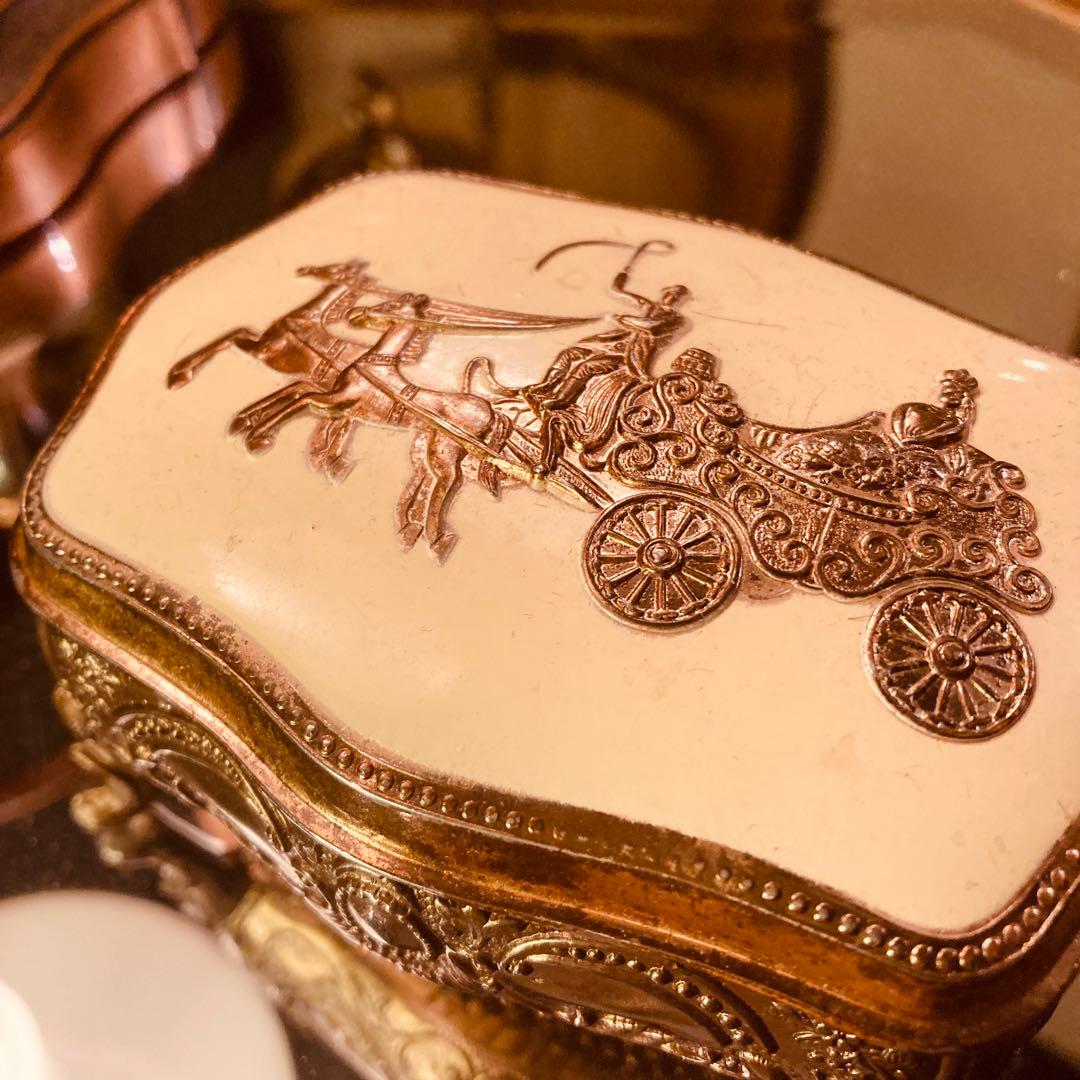 湯布院アンティーク ヨーロピアン ジュエリーケース アクセサリー 小物入れ