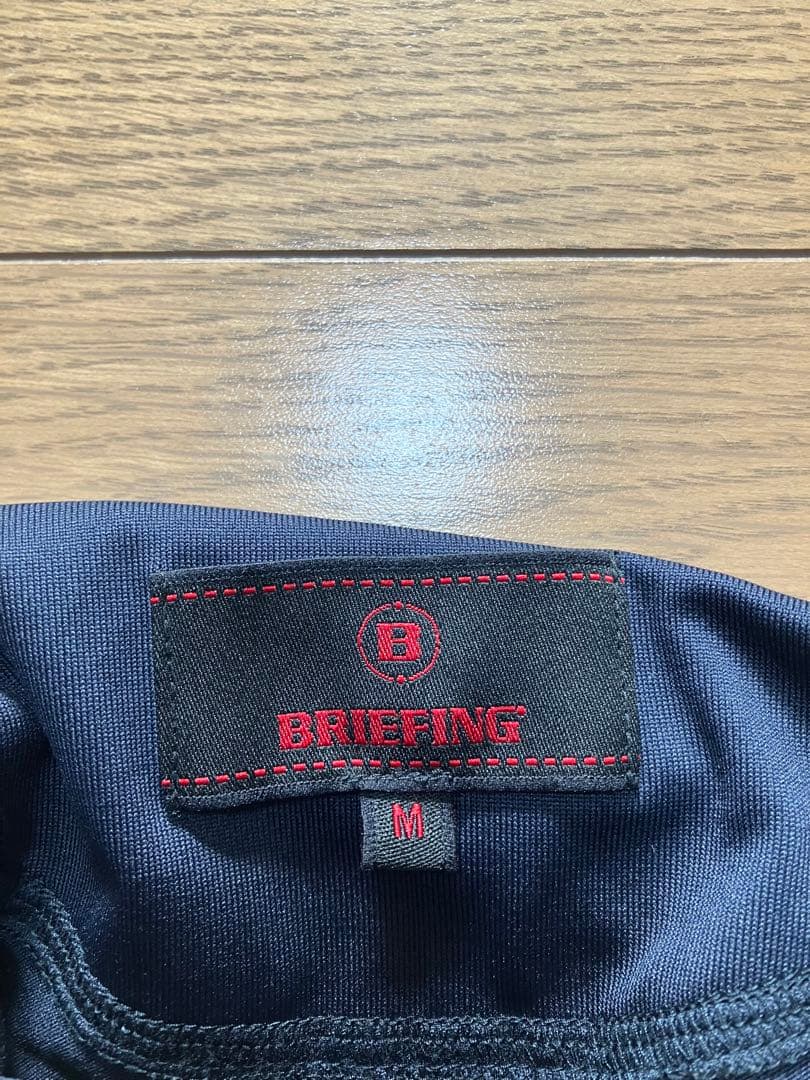 BRIEFING ブリーフィング ゴルフモックネック ネイビー Mサイズ シャツ