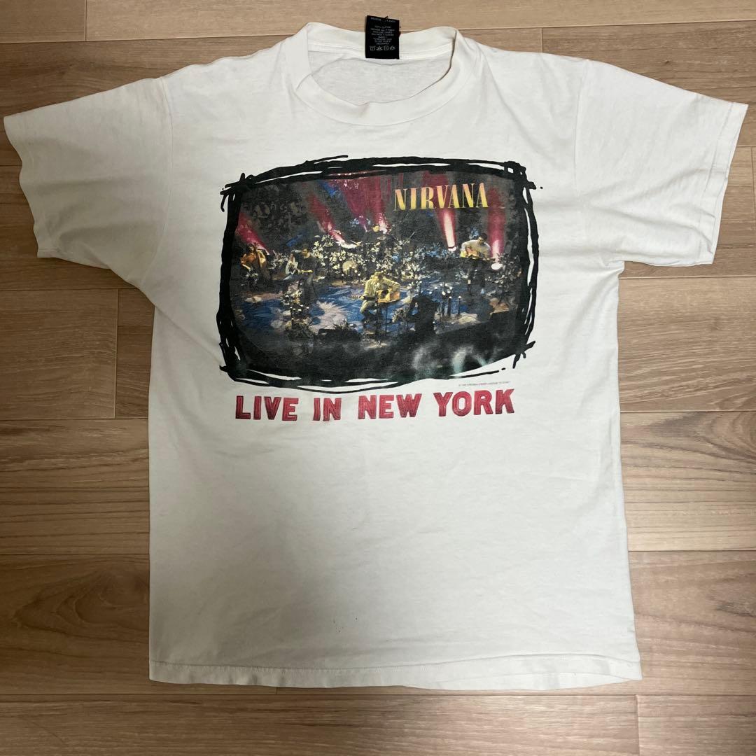 90年代オフィシャルNirvana Live in New York Tシャツ