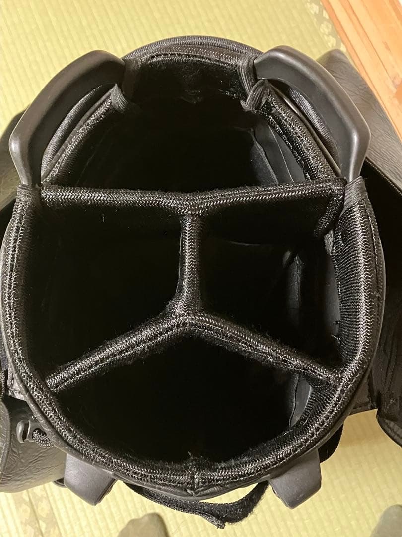 【最終価格】BELDING 黒 キャディバッグ スタンド付き