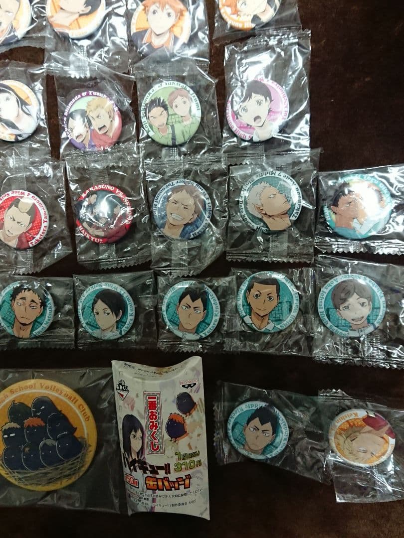 ハイキュー!! 一番おみくじ 缶バッジ 38種 40個セット 月島蛍 他