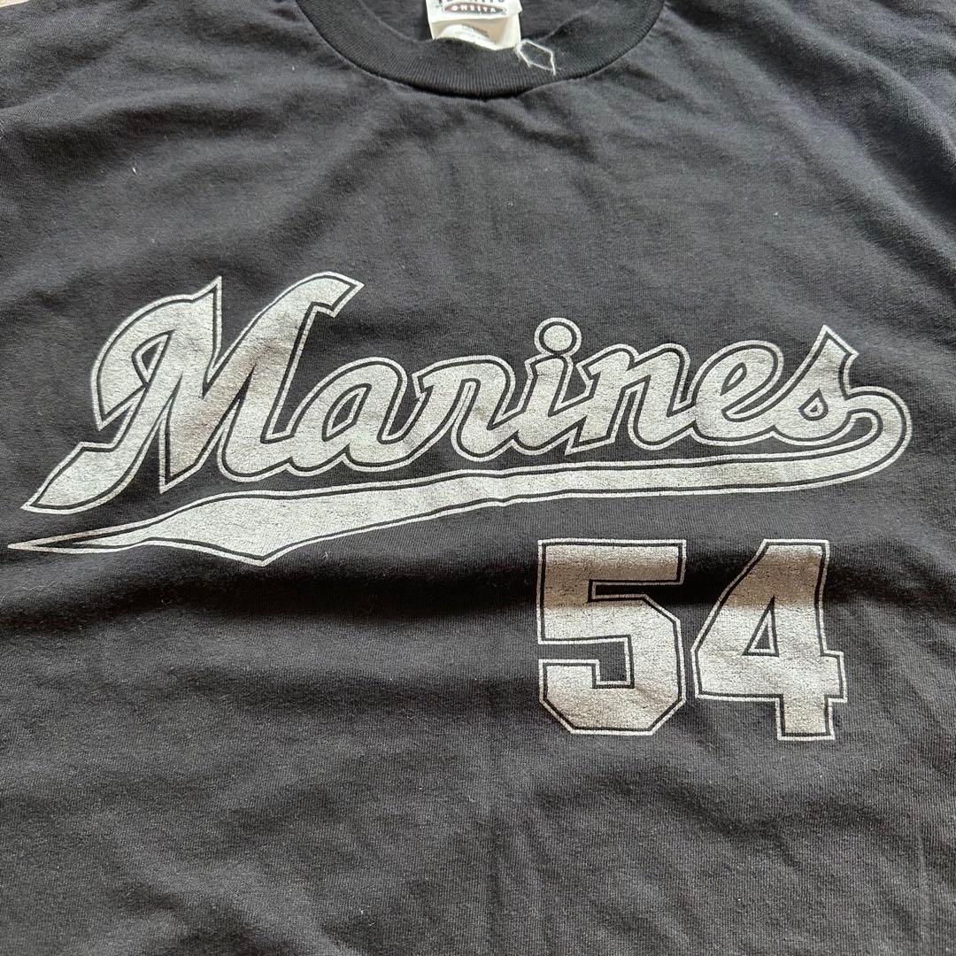 激レア　90s 千葉ロッテマリーンズ　54 黒木　tシャツ