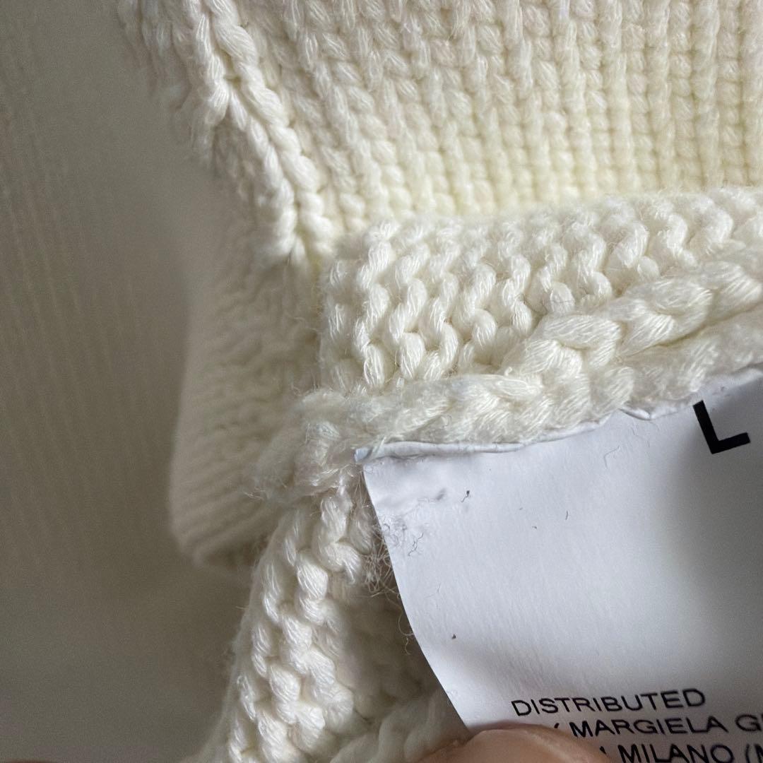 Maison Margiela ホワイトニット セーター