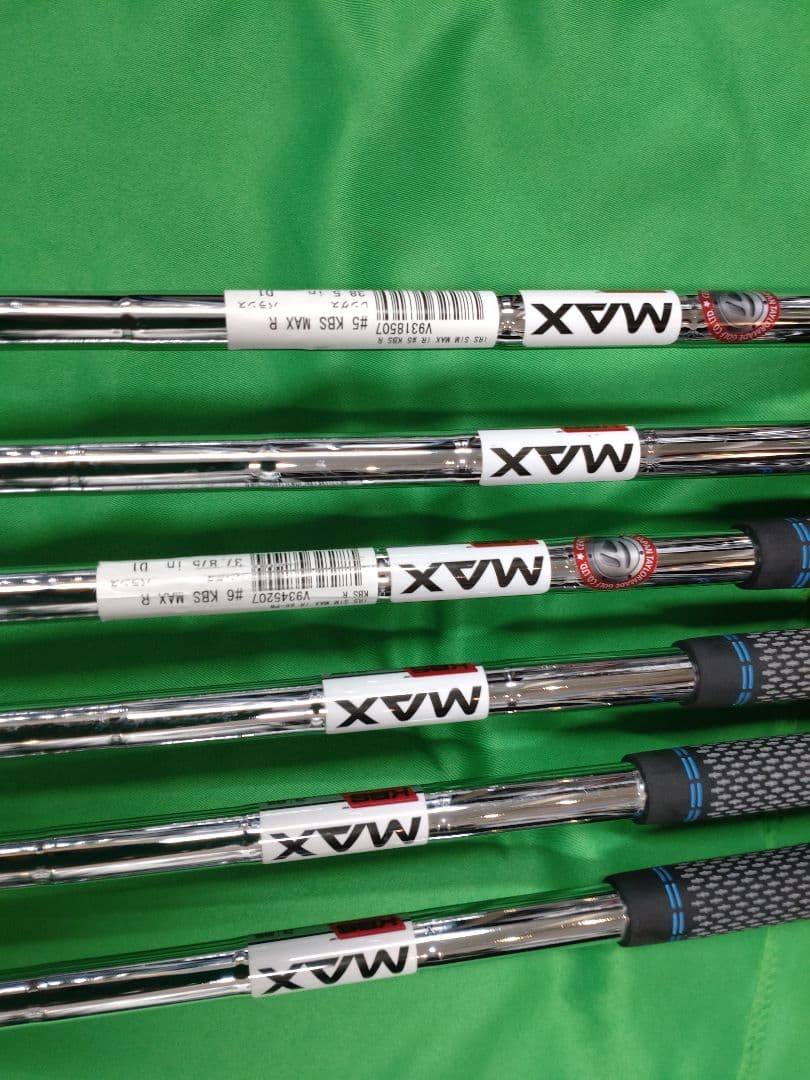 テーラーメイドSIMMAX アイアン 5〜PW　KBS MAX85 R